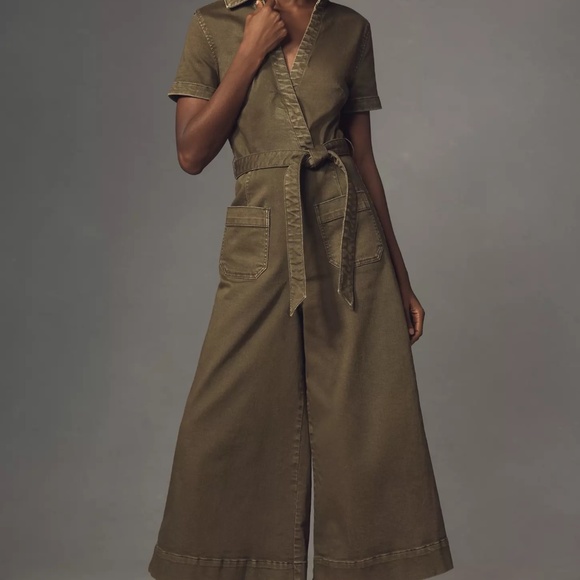 NWT Anthropologie The Colette Denim Wrap Jumpsuit by Maeve
Size 4 - Picture 6 of 11